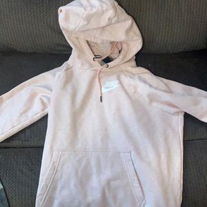 Light pink Nike hoodie